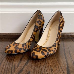 C. Wonder Leopard Print 3” Heels